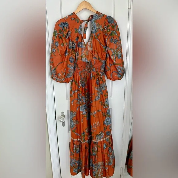 Anthropologie - House of Harlow Wanda Floral Midi Dress - Picture 5 of 10